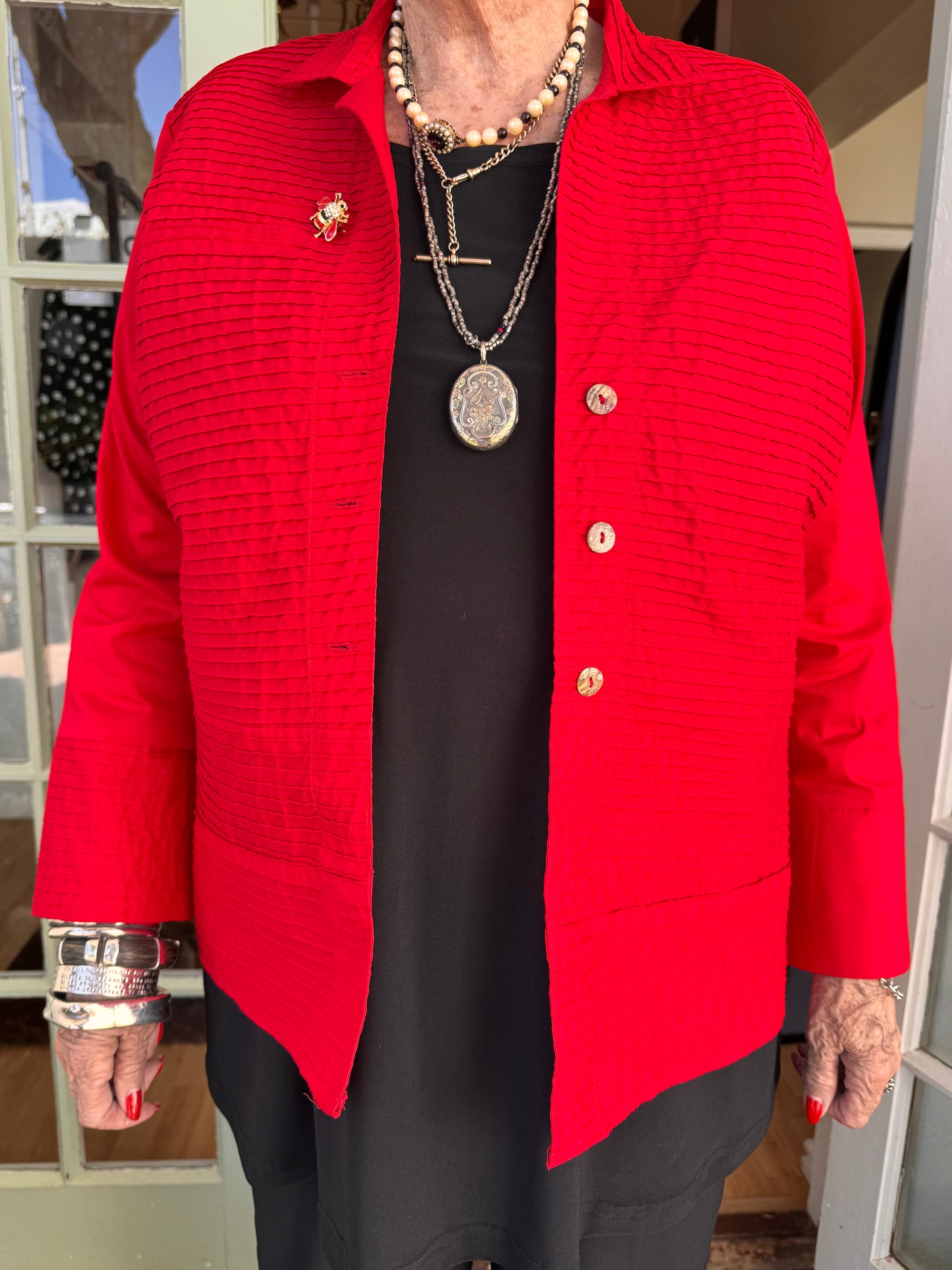 The Perfect Pintuck Shacket