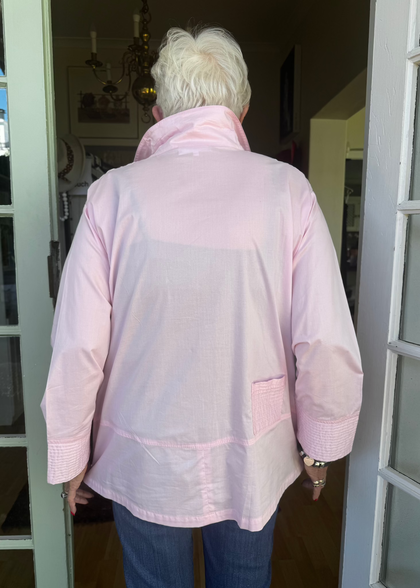 Crafted from luxurious 100% pure cotton, this architectural shirt elevates everyday dressing with its striking interplay of pleated and smooth panels – a sophisticated technique that creates depth, movement, and exceptional breathability.