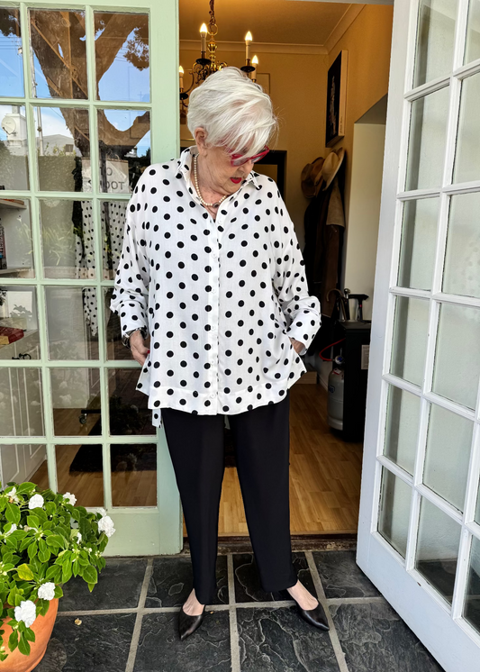 The Big Spot High Low Shirt