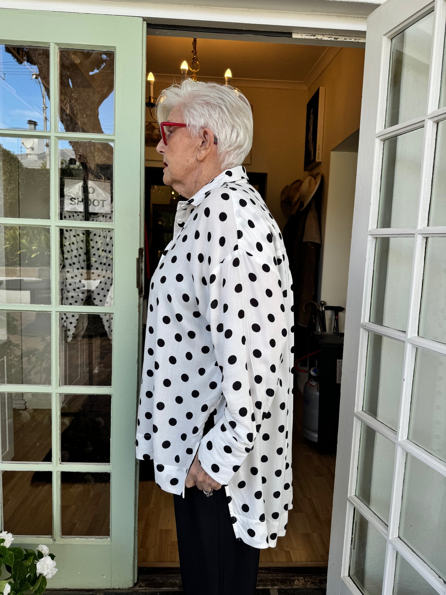 The Big Spot High Low Shirt