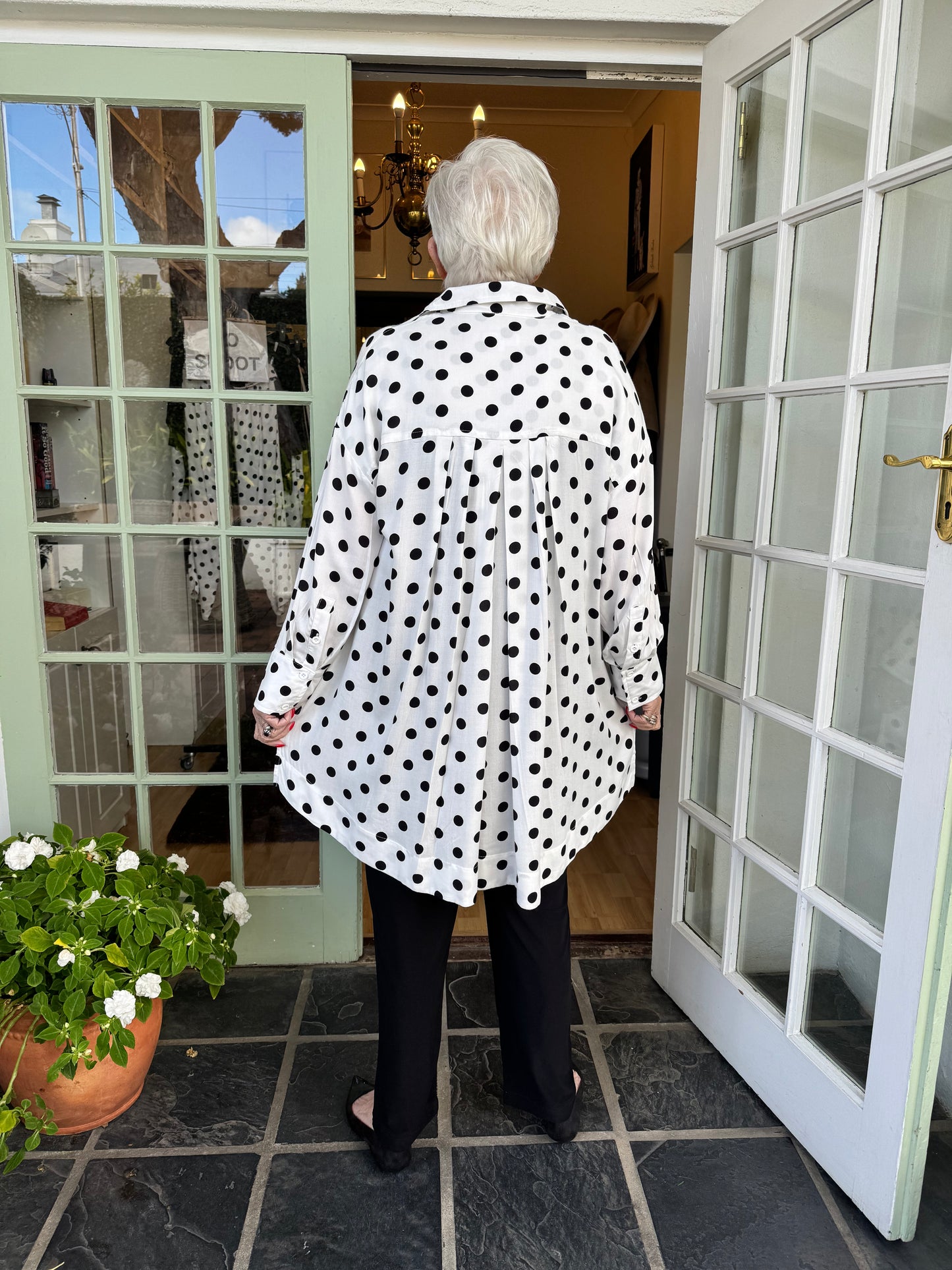 The Big Spot High Low Shirt