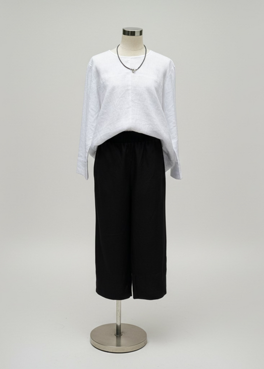 The Cropped Linen Shirt