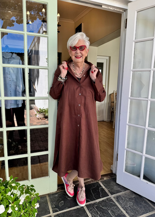 The Linen Shirt Dress