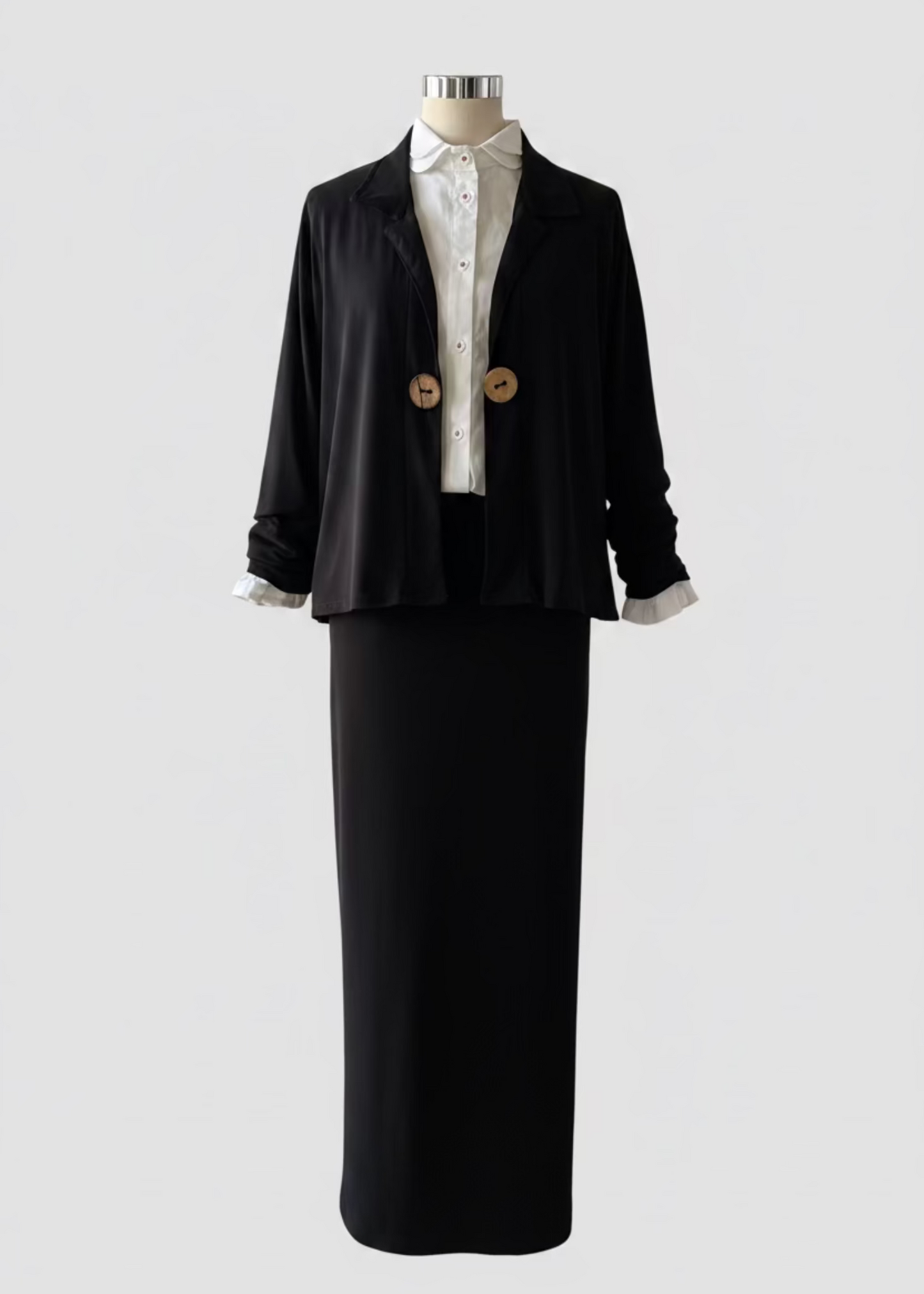 The Big Button Layering Jacket