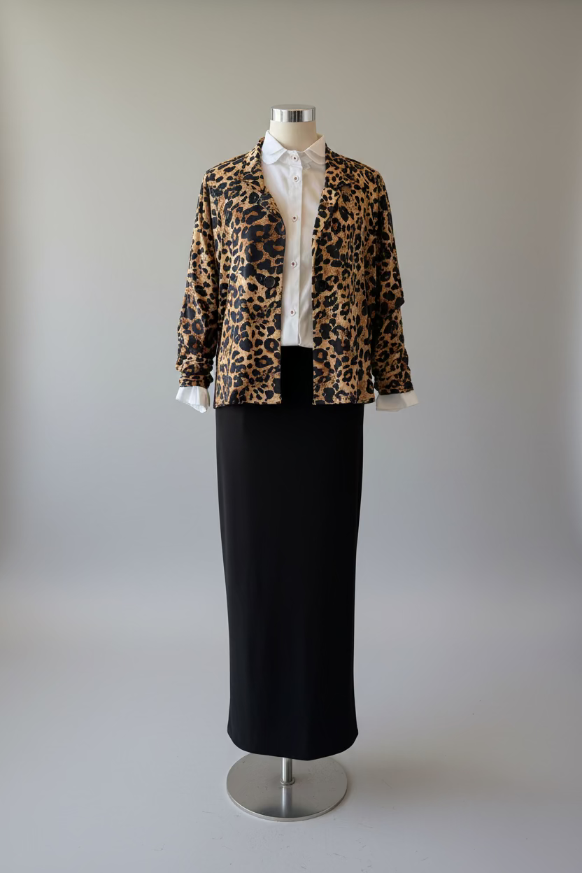 The Animal Print Layering Jacket