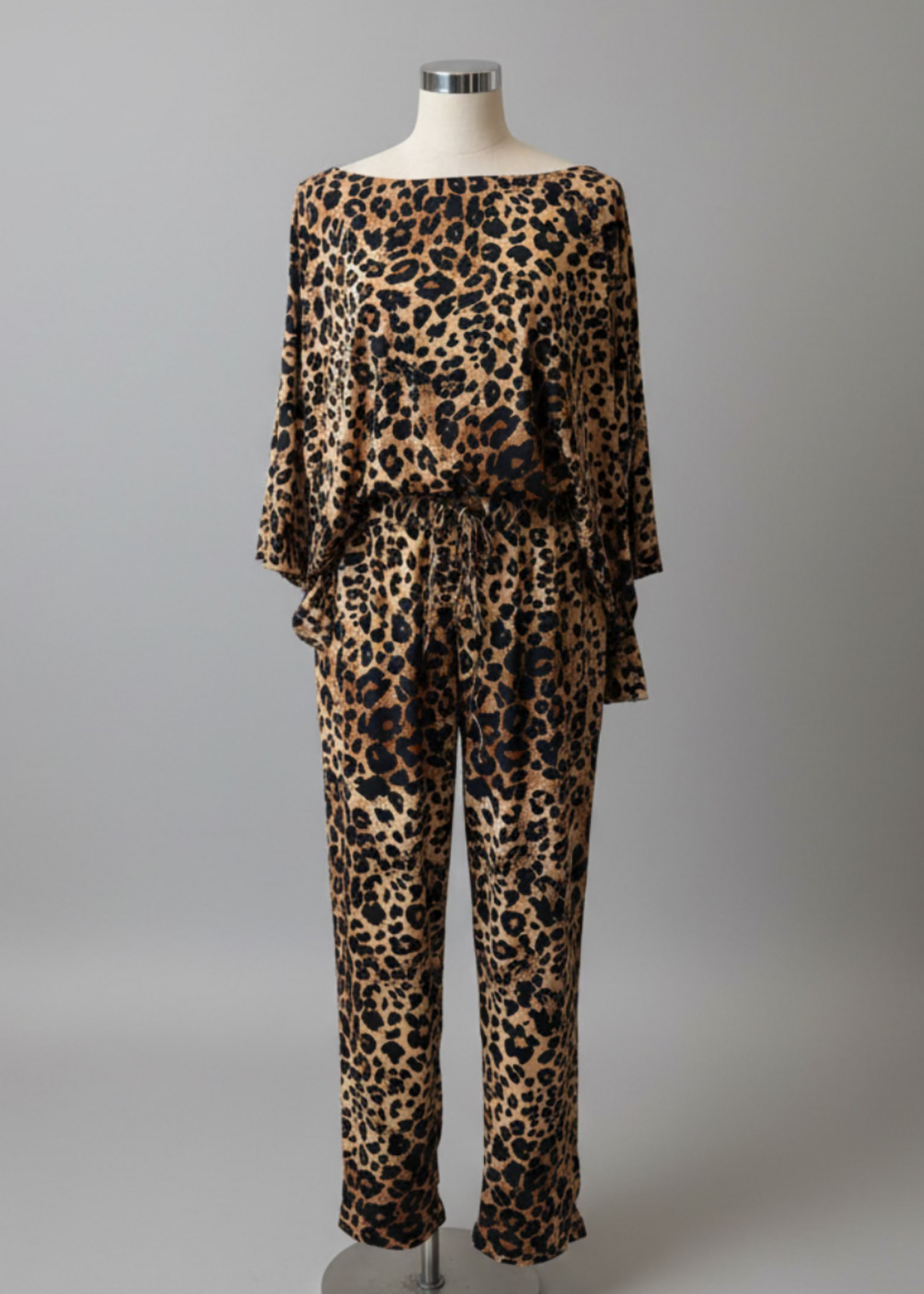 The Animal Print Tapered Pants