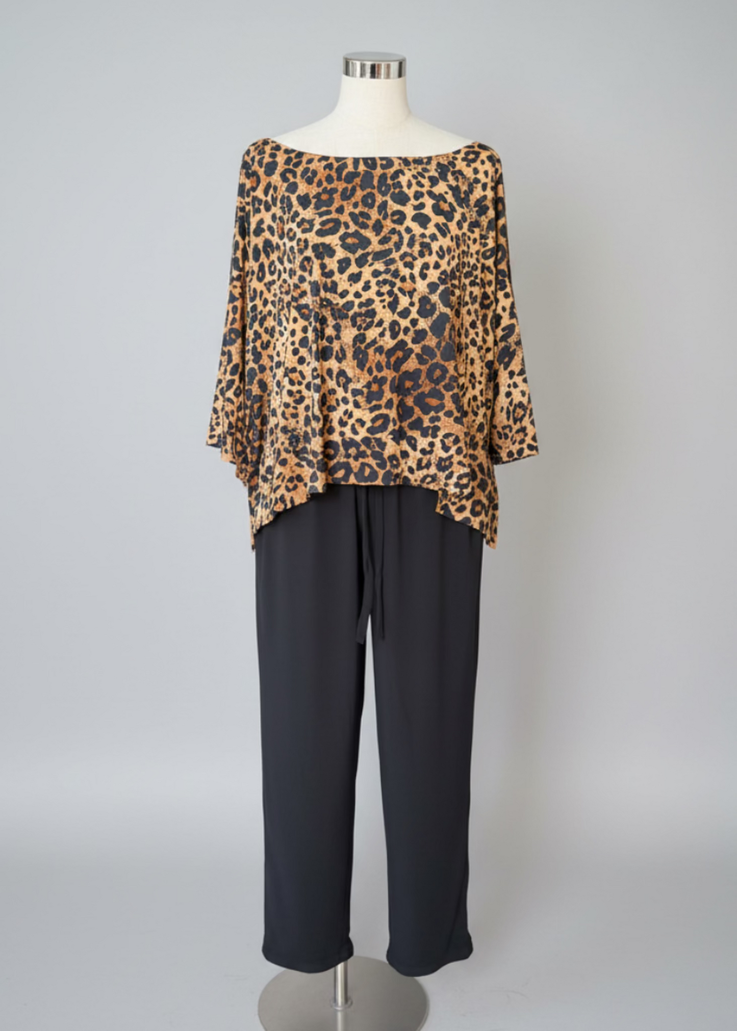 The Animal Print Off-Shoulder Top