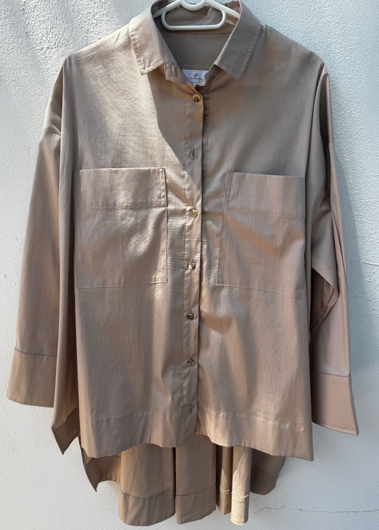 SAMPLE: Sand High Low Shirt