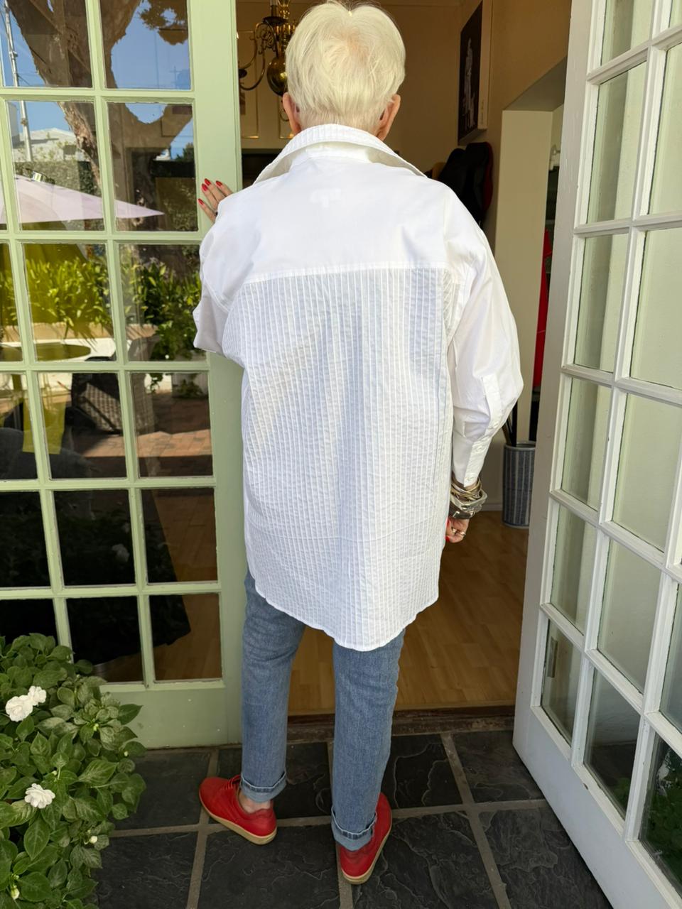 The Back Pleat Shirt - jennyleroux.com