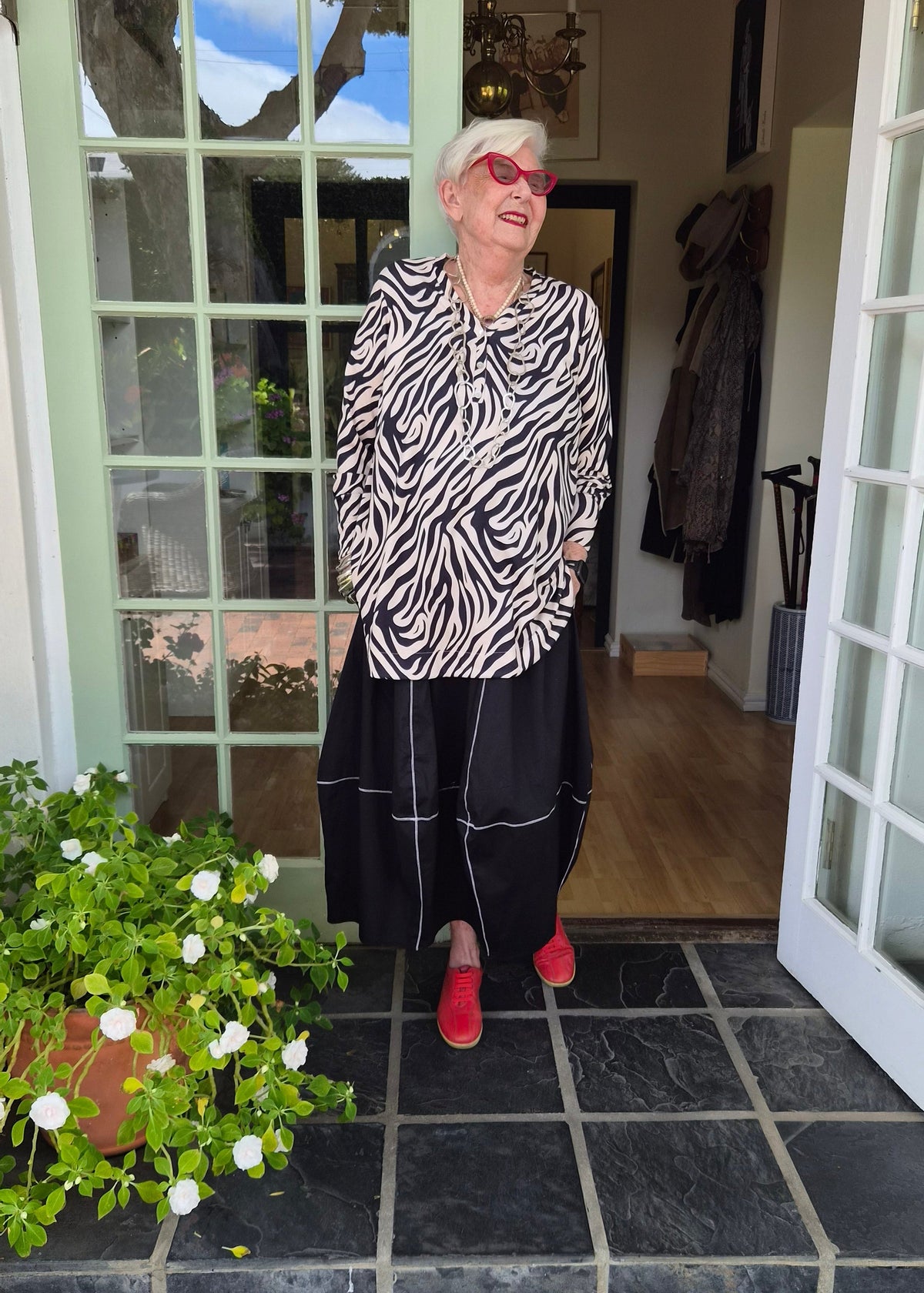 Weekend Top Zebra Print - jennyleroux.com